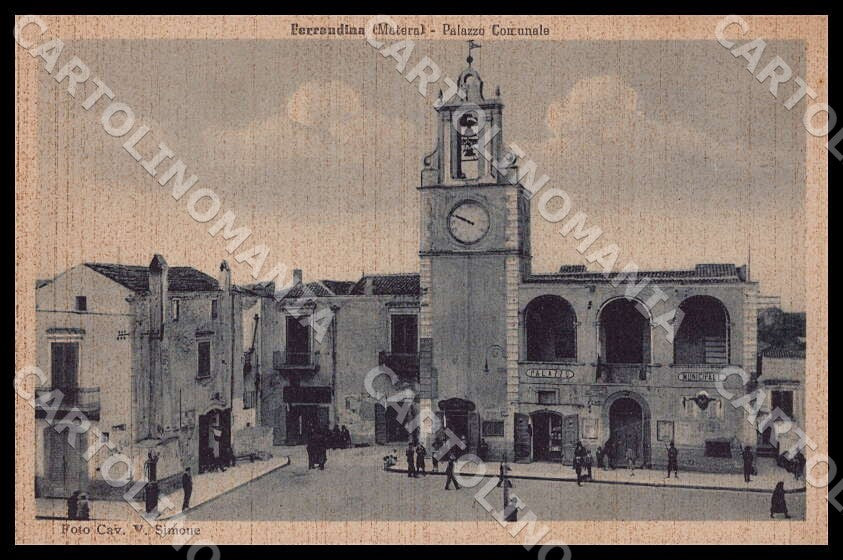 Matera Ferrandina Palazzo Comunale Alterocca cartolina GM1100 – fronte