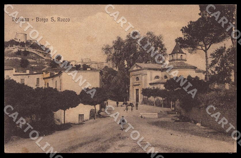 Potenza Città Borgo San Rocco Cavallo cartolina GM1118 – fronte