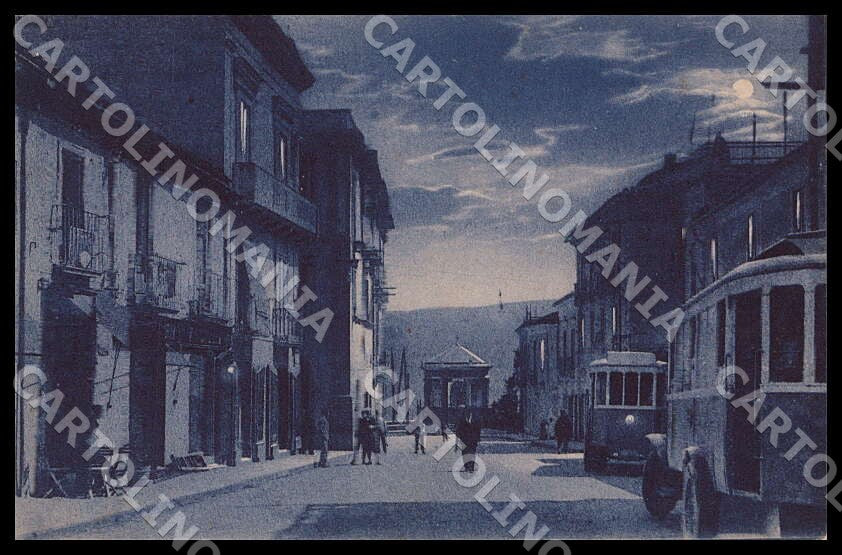 Potenza Città Piazza Sedile Bar Corriera cartolina GM1126 – fronte