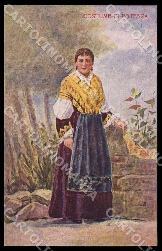 Potenza Città Costume Costumi cartolina GM1131 – fronte
