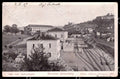 Potenza Città Stazione ferroviaria PIEGHE cartolina GM1132 – fronte
