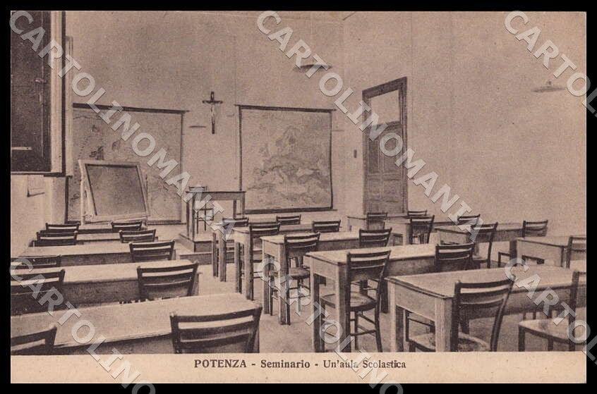Potenza Città Seminario aula Scolastica Scuola cartolina GM1135 – fronte