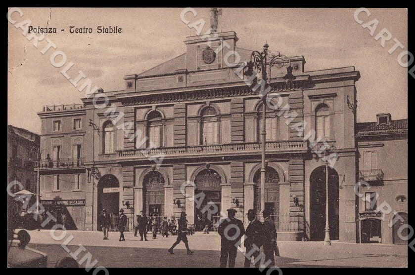 Potenza Città Teatro Stabile cartolina GM1136 – fronte