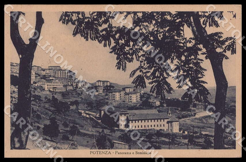 Potenza Città Panorama Seminario cartolina GM1141 – fronte