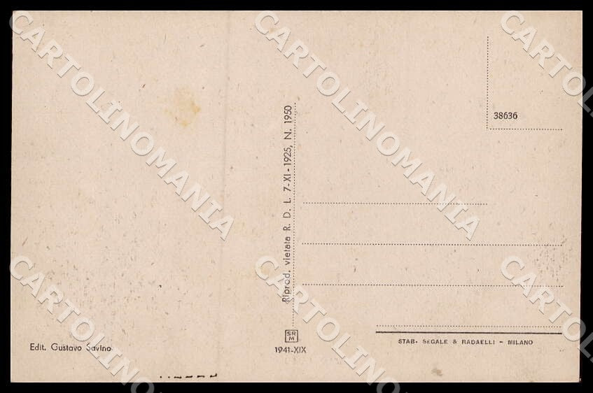 Potenza Rivello Sovereto cartolina GM1149 – retro