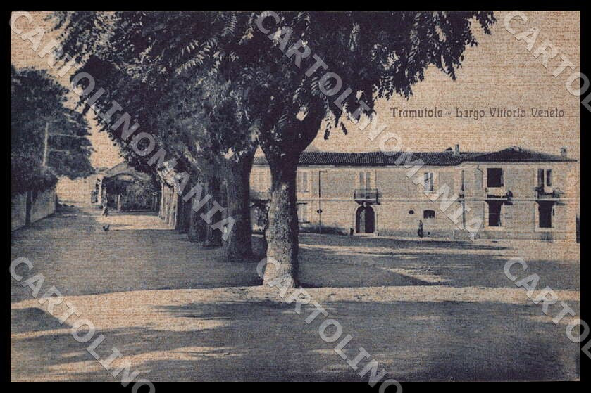 Potenza Tramutola Largo Vittorio Veneto Alterocca ABRASA cartolina GM1159 – fronte
