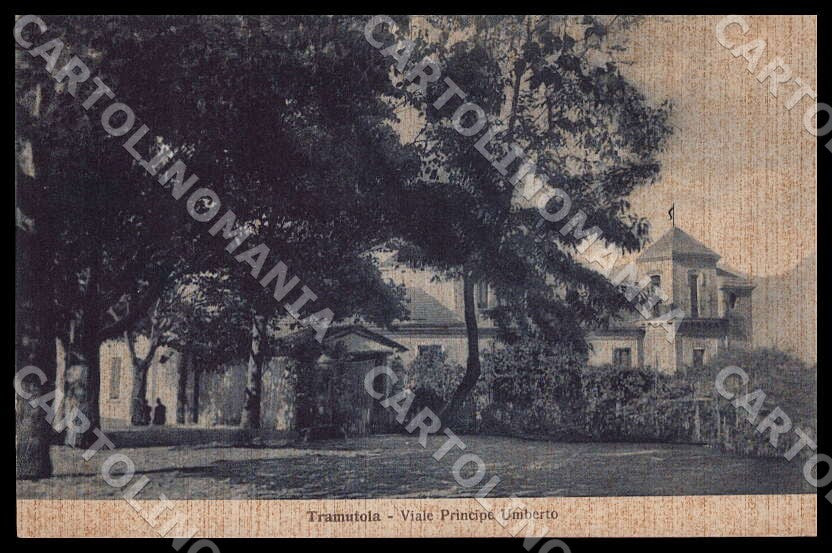 Potenza Tramutola Viale Principe Umberto Alterocca cartolina GM1160 – fronte