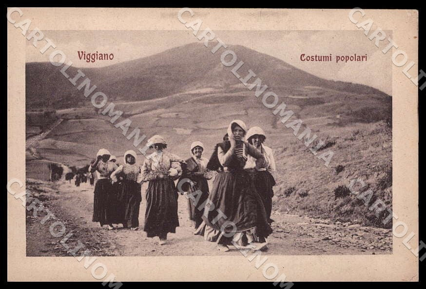 Potenza Viggiano Costumi popolari PIEGHINA cartolina GM1164 – fronte