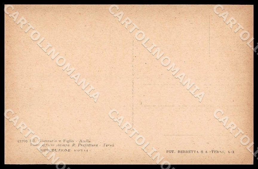 Potenza Atella Panorama lato sud cartolina GM1167 – retro