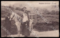 Potenza Avigliano Costume Costumi Cavallo PIEGHINA RIFILATA cartolina GM1169 – fronte