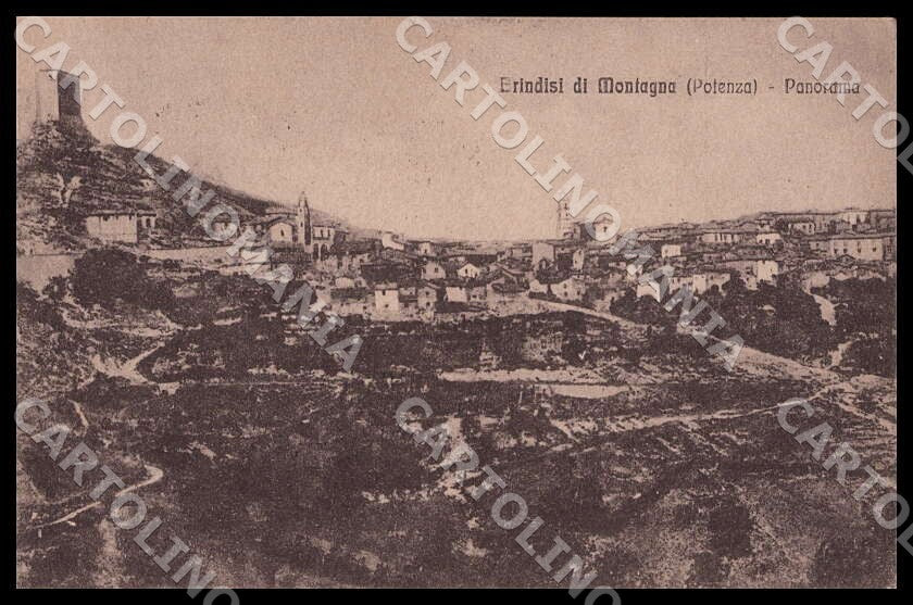 Potenza Brindisi di Montagna Panorama cartolina GM1175 – fronte
