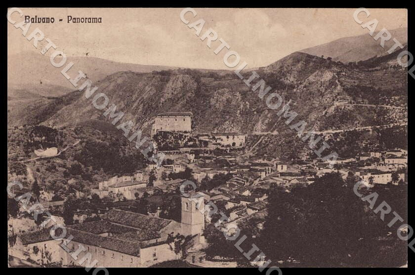 Potenza Balvano Panorama SCOLLATA cartolina GM1177 – fronte