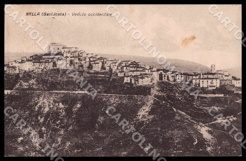 Potenza Bella Veduta occidentale MACCHIA cartolina GM1179 – fronte
