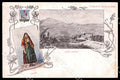 Potenza Corleto Perticara Veduta Generale Costume STRAPPINI cartolina GM1183 – fronte