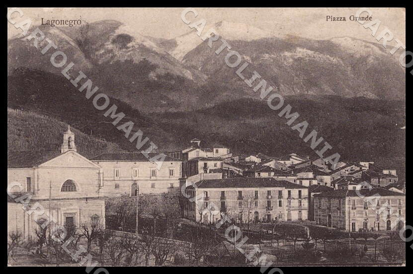 Potenza Lagonegro Piazza Grande cartolina GM1188 – fronte