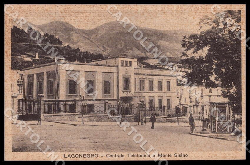 Potenza Lagonegro Centrale Telefonica Monte Sisino Distributore cartolina GM1190 – fronte