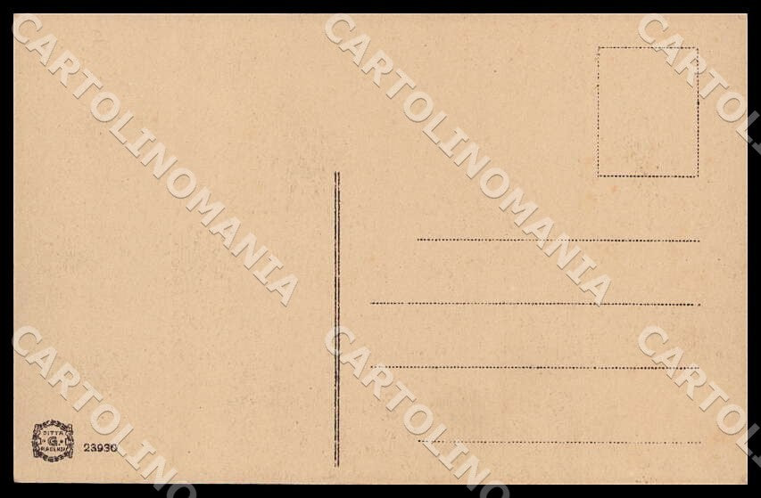 Potenza Lavello Saluti da Piazza Palazzo Ducale Savoia cartolina GM1196 – retro
