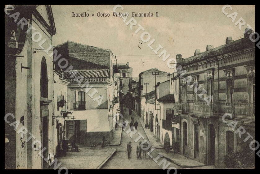 Potenza Lavello Corso Vittorio Emanuele II Carretto Cavallo cartolina GM1199 – fronte