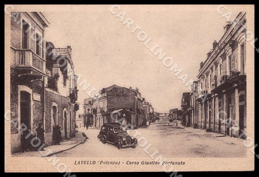 Potenza Lavello Corso Giustino Fortunato Auto cartolina GM1202 – fronte