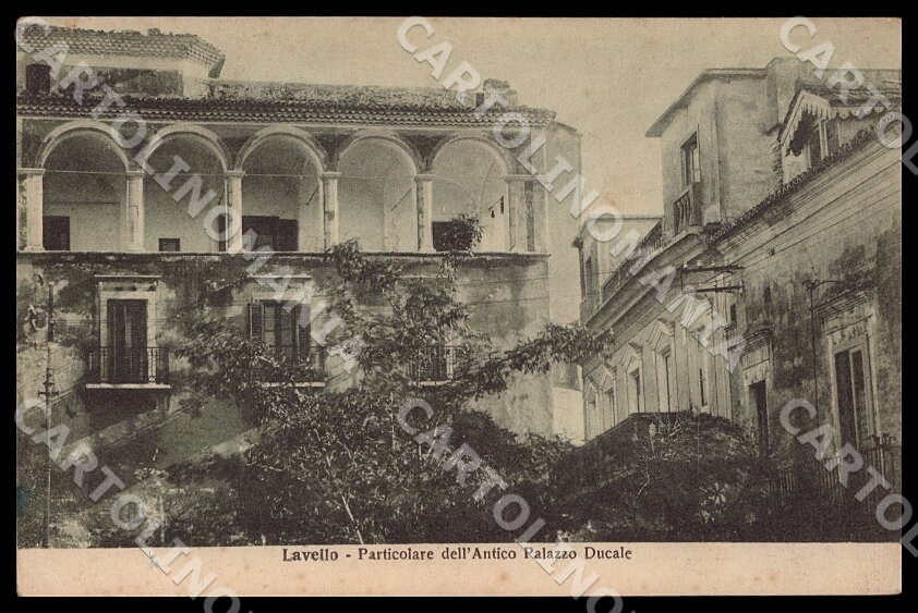 Potenza Lavello Particolare Antico Palazzo ANGOLO SCOLLATO cartolina GM1203 – fronte