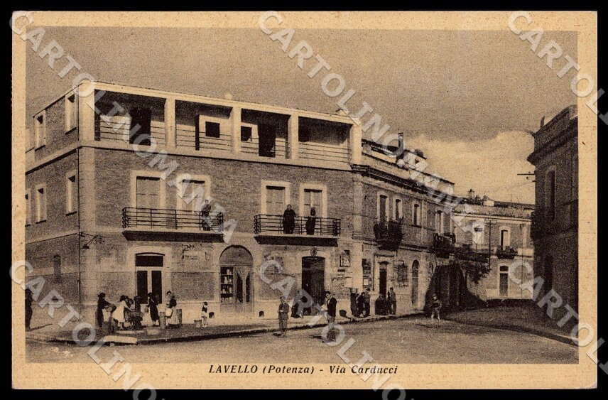 Potenza Lavello Via Carducci cartolina GM1205 – fronte