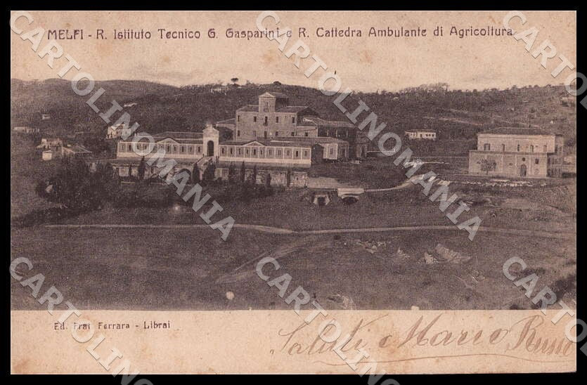 Potenza Melfi Regio Istituto Tecnico Giuseppe Gasparini Regia cartolina GM1216 – fronte