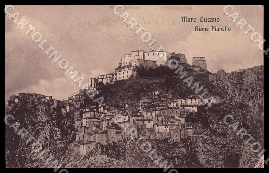 Potenza Muro Lucano Rione Pianello cartolina GM1217 – fronte