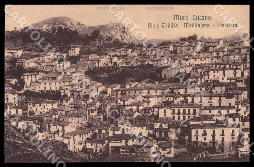 Potenza Muro Lucano Rioni Trinita Maddalena Pisciotta cartolina GM1219 – fronte