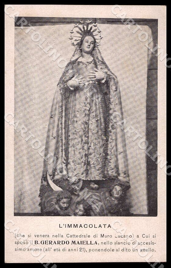 Potenza Muro Lucano Immacolata Gerardo Maiella Materdomini cartolina GM1222 – fronte