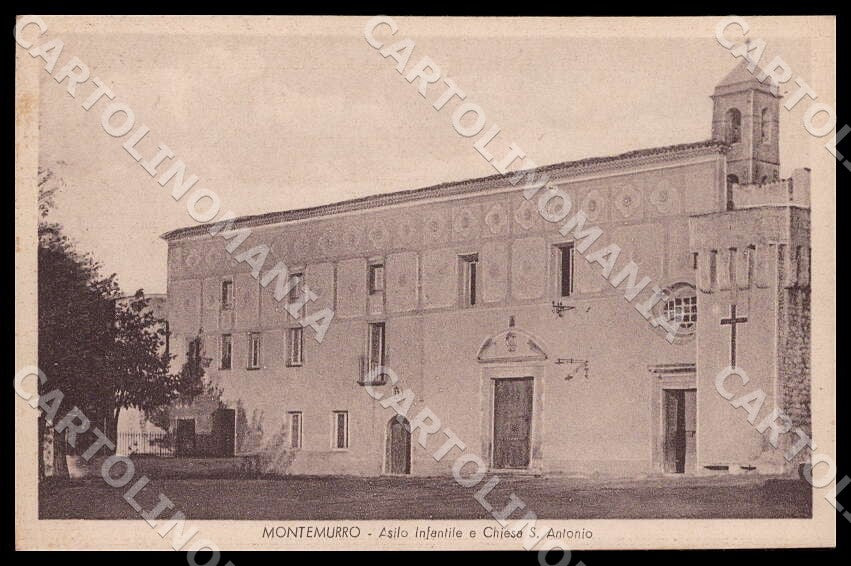 Potenza Montemurro Asilo Infantile Chiesa Santo Antonio cartolina GM1223 – fronte