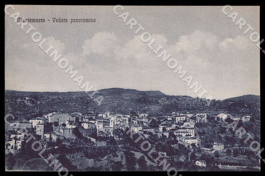 Potenza Montemurro Veduta panoramica Alterocca cartolina GM1224 – fronte