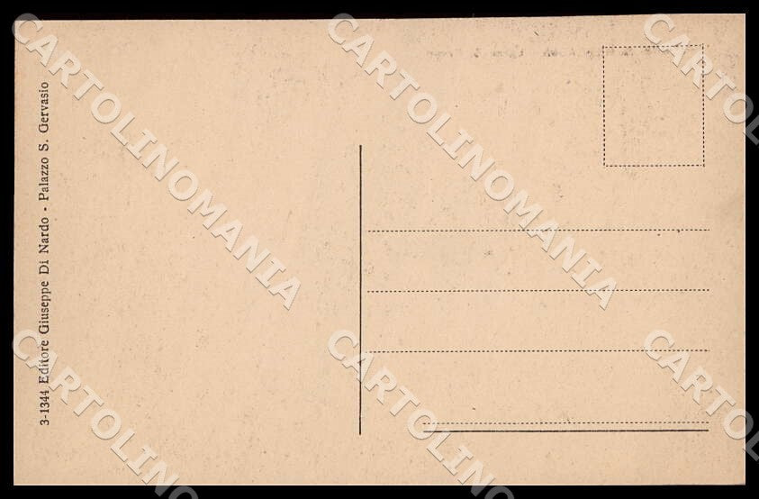 Potenza Palazzo San Gervasio Largo San Rocco cartolina GM1227 – retro