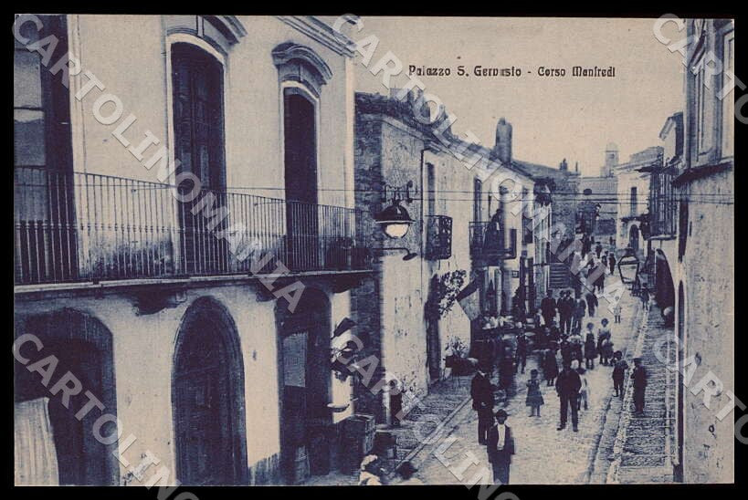 Potenza Palazzo San Gervasio Corso Manfredi cartolina GM1229 – fronte