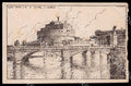 Roma Città Scattina Ponte Vittorio Emanuele Castel Sant'Angelo cartolina GM1246 – fronte