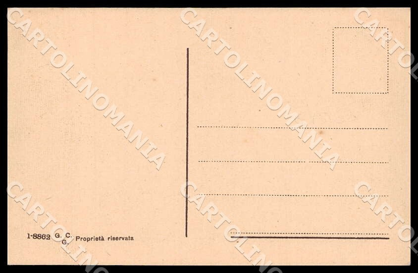 Gorizia Città Via Scuole Castello Carretto cartolina GM1259 – retro