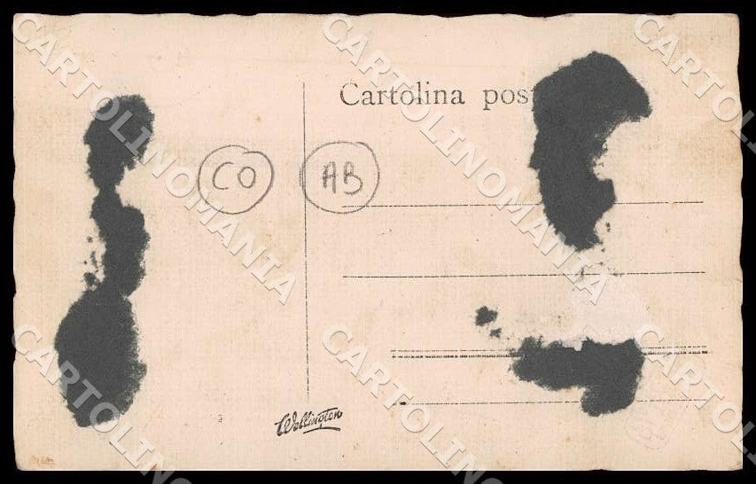 Pescara Castellammare Adriatico Costumi COLLA ABRASA Foto cartolina GM1268 – retro