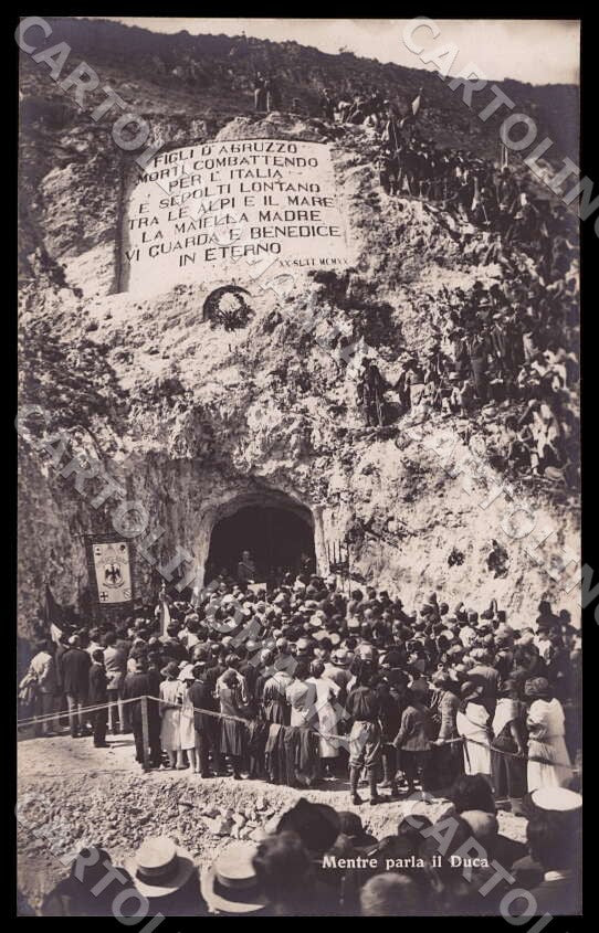 Chieti Guardiagrele Sagra Maiella 1923 Savoia Duca Abruzzi Foto cartolina GM1271 – fronte