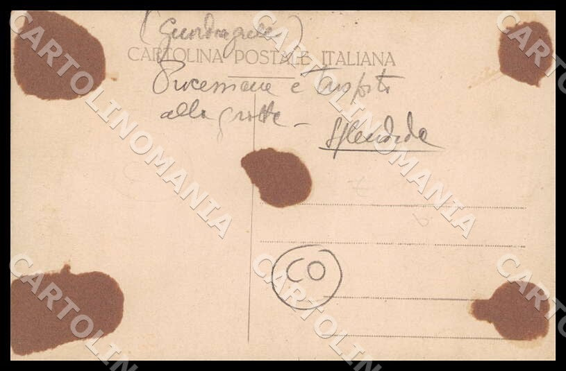 Chieti Guardiagrele Onoranze a Andrea Bafile Carabinieri Foto cartolina GM1273 – retro