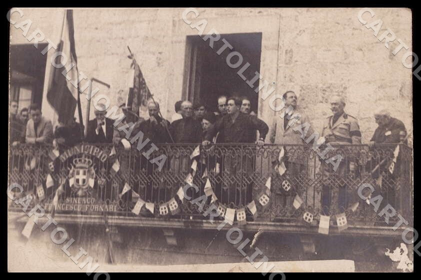 L'Aquila? Elezione Sindaco Fornari Fascismo ABRASA Foto cartolina GM1275 – fronte