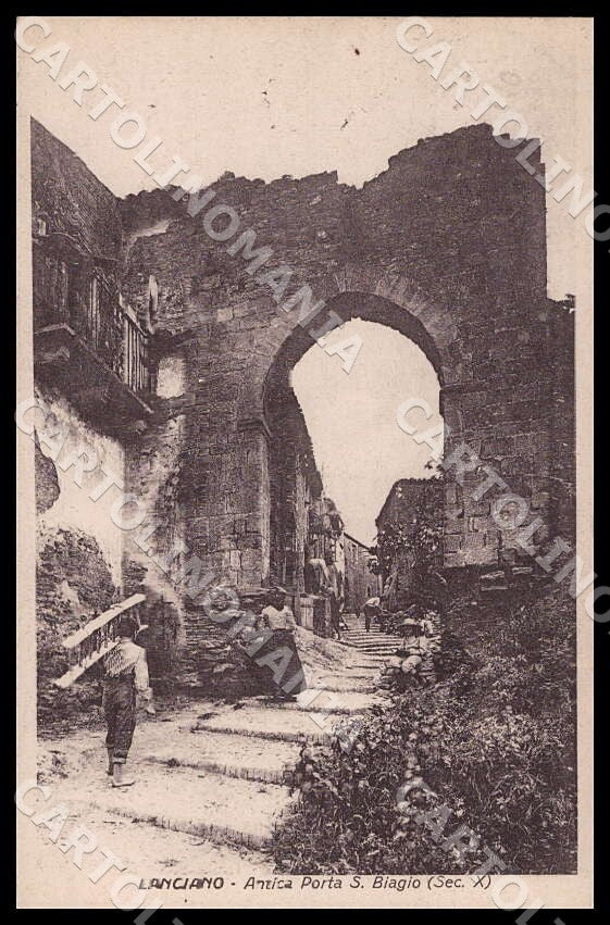 Chieti Lanciano Antica Porta San Biagio cartolina GM1297 – fronte
