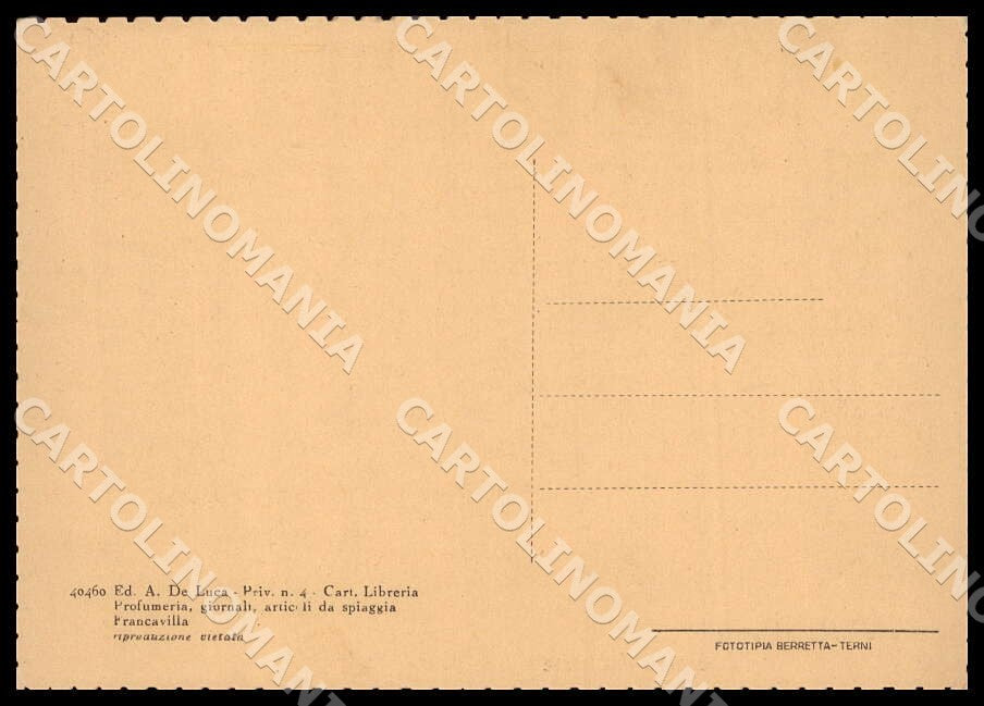 Chieti Francavilla al mare Panorama Barca FG cartolina GM1312 – retro
