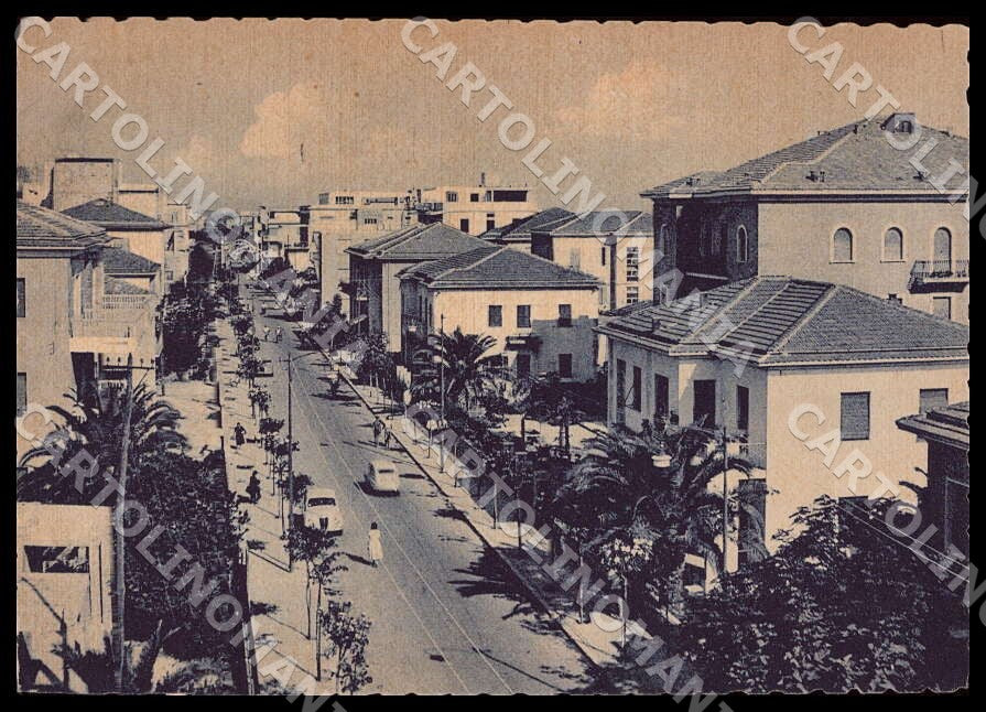 Chieti Francavilla al Mare Viale Nettuno Auto COLLA PIEGHINA FG cartolina GM1313 – fronte