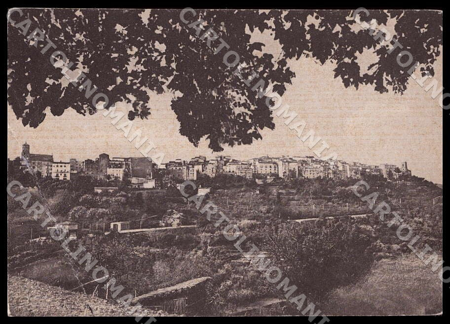 Chieti Atessa Panorama parziale PIEGATA FG cartolina GM1355 – fronte