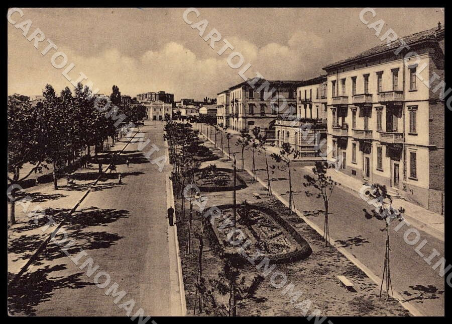 Chieti Lanciano Viale Rose PIEGHINE FG cartolina GM1360 – fronte