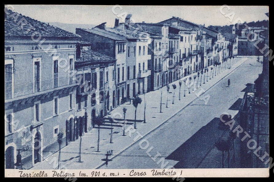 Chieti Torricella Peligna Corso Umberto I Alterocca FG cartolina GM1367 – fronte