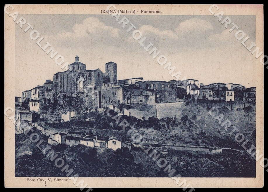Matera Irsina Panorama Alterocca FG cartolina GM1375 – fronte
