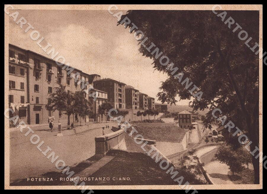 Potenza Città Rione Costanzo Ciano FG cartolina GM1382 – fronte