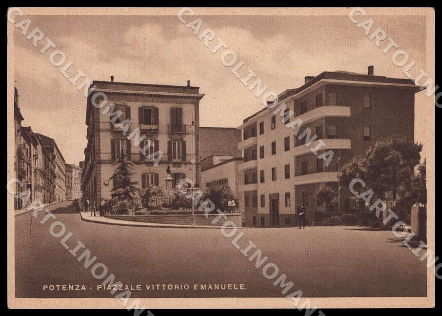 Potenza Città Piazzale Vittorio Emanuele FG cartolina GM1383 – fronte