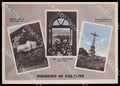Potenza Rionero in Vulture Badia San Michele Laghi PIEGHE FG cartolina GM1387 – fronte