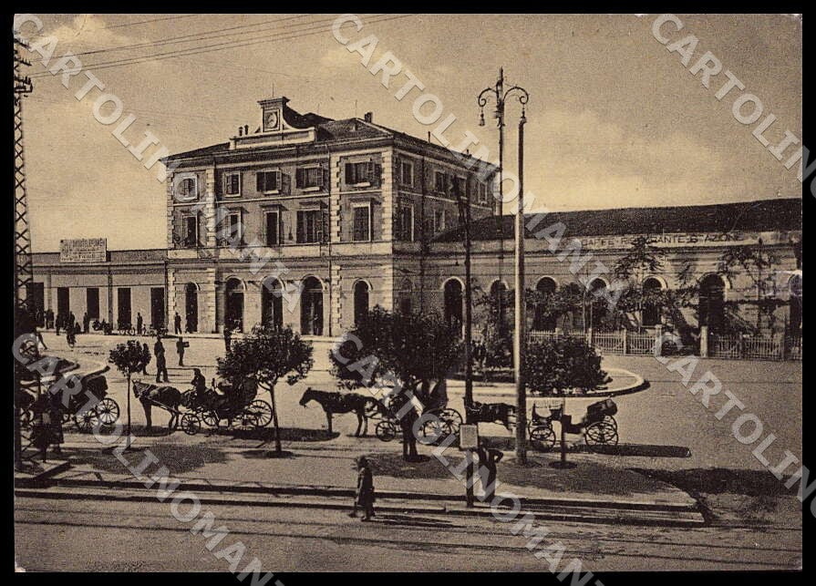 Pescara Città Stazione Alterocca Carretto Cavallo STRAPPO FG cartolina GM1392 – fronte